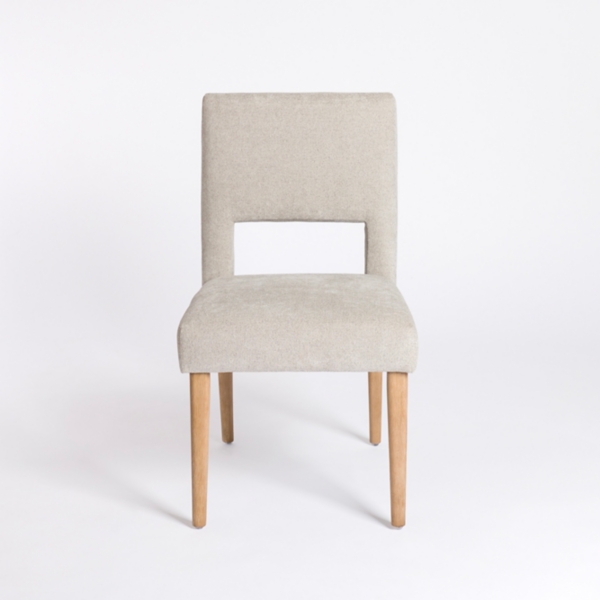 Gray Upholstered Cutout Desk Chair Kirklands Home