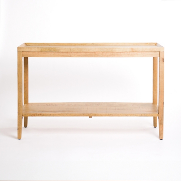 Natural Wood Hughes Console Table