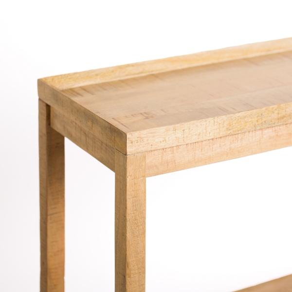 Natural Wood Hughes Console Table