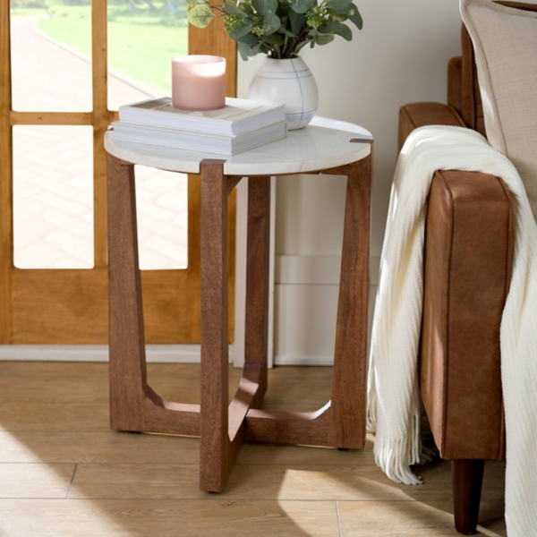 Kirklands Round Side Table – Elegant Modern Design for Contemporary Spaces