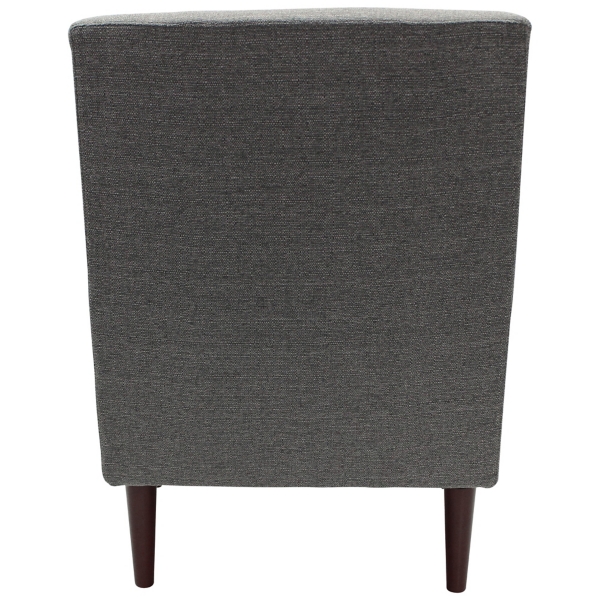 Gray Ellen Rolled Arms Accent Chair