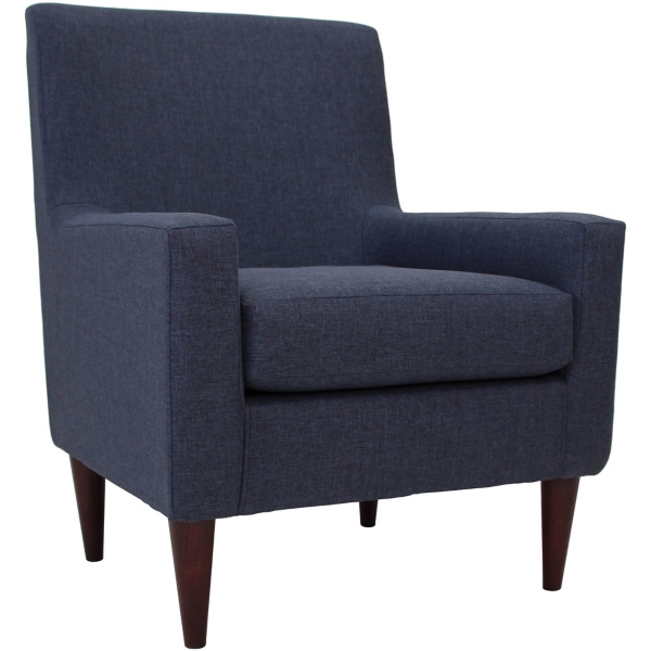 Emma Navy Upholstered Accent Chair