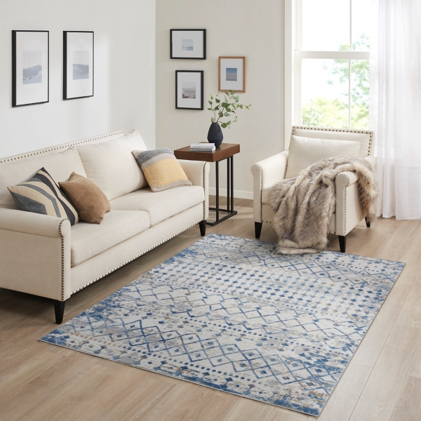 Blue Moroccan Area Rug