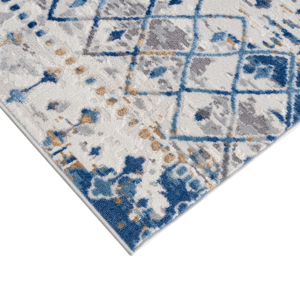 Blue Moroccan Area Rug