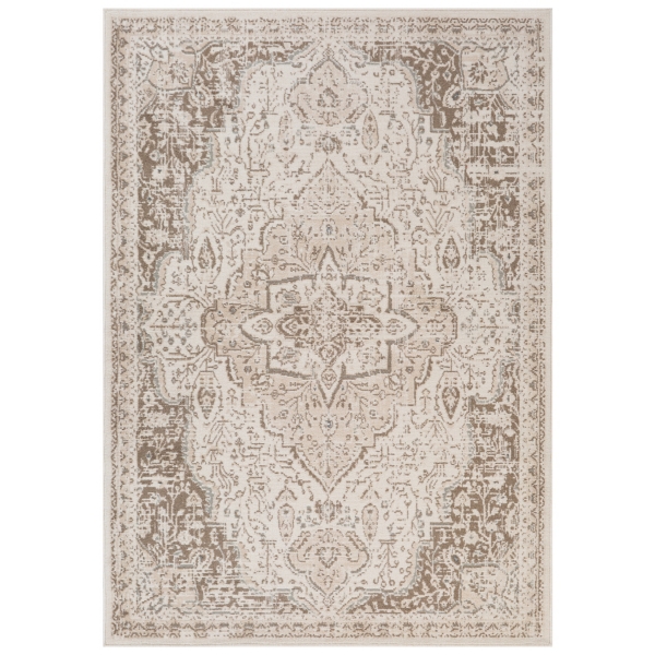 Cream Medallion Area Rug, 5x8 Kirklands Home