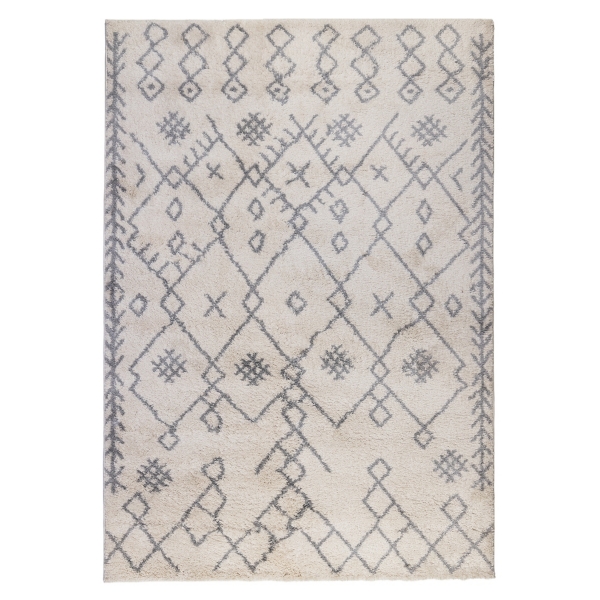 Ivory Geometric Area Rug, 8x10 | Kirklands Home