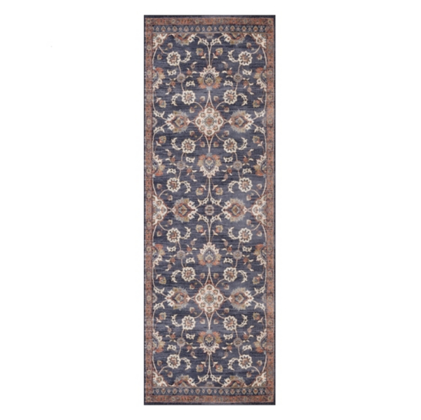 Navy Blue Floral Runner | Kirklands Home