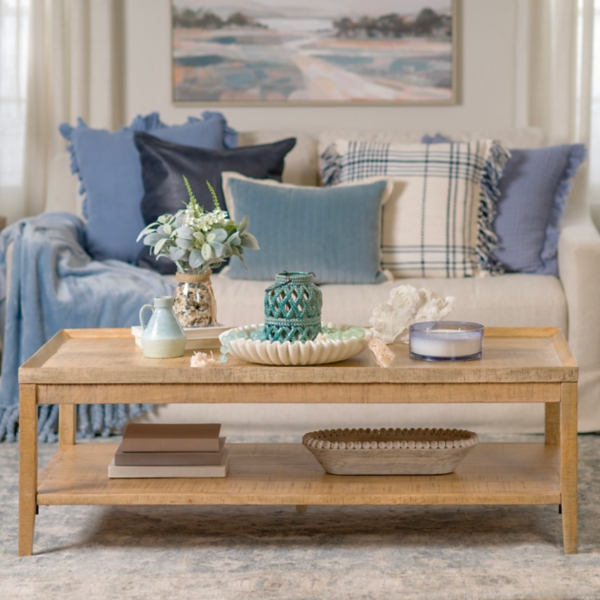 Natural Wood Hughes Coffee Table | Kirklands Home