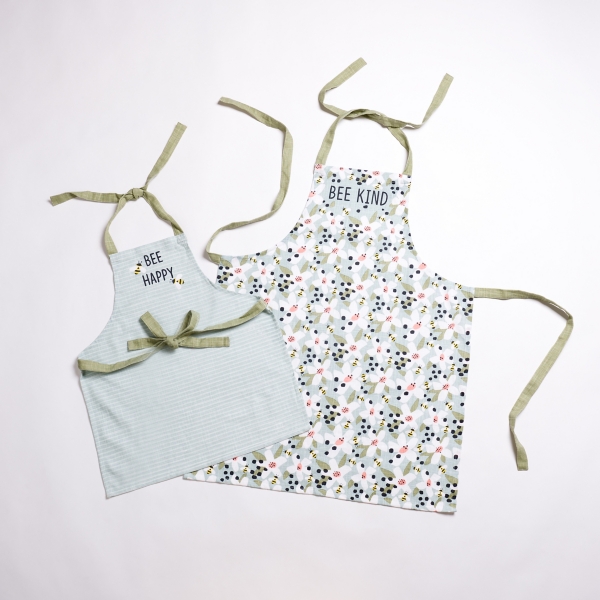 Mommy & Me Bee Kind Aprons, Set of 2 Kirklands Home