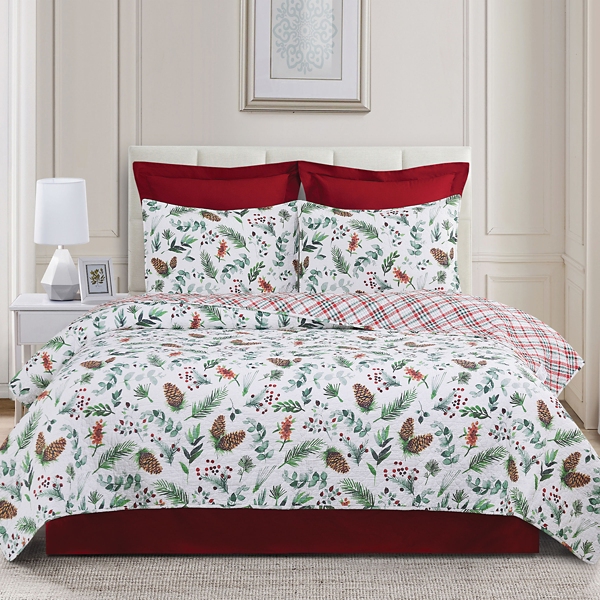 Jovie Pinecone 3-pc. Full/Queen Quilt Set