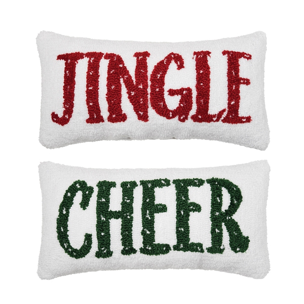 Jingle Cheer Reversible Lumbar Pillow