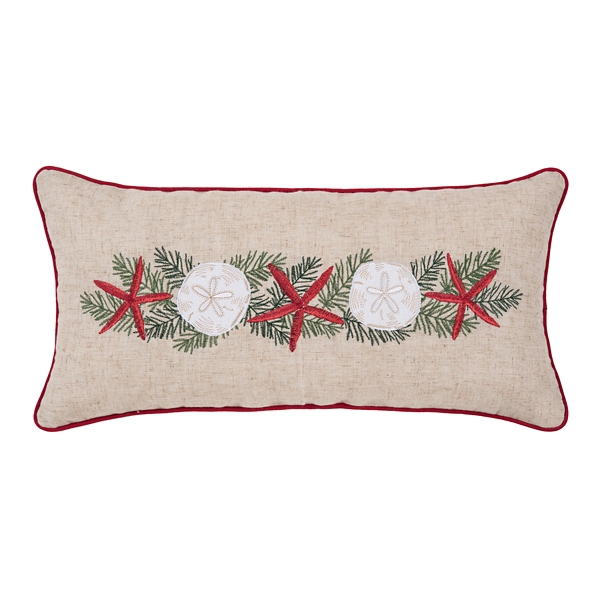 Pillow Lumbar - Christmas at the Lake - Insert Included - South Austin Lane