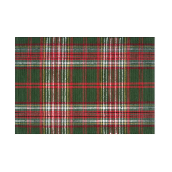 Green and Red Axel Plaid Placemats, Set of 6 Kirklands Home