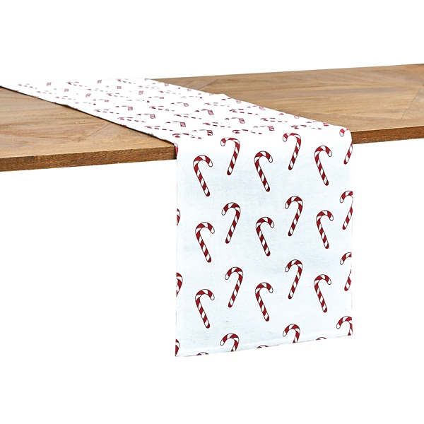 Candy Cane Wishes Table Runner
