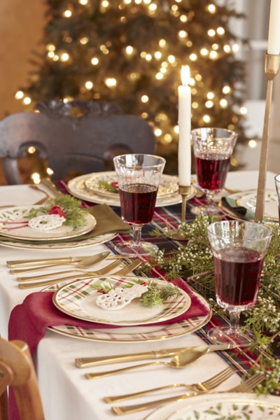 Lenox Holiday Plaid 12-pc. Dinnerware Set