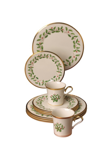 Lenox Holly Gold Edge 12-pc. Dinnerware Set