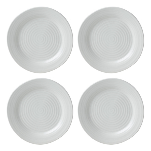 White Ridge 12-pc. Stoneware Dinnerware Set