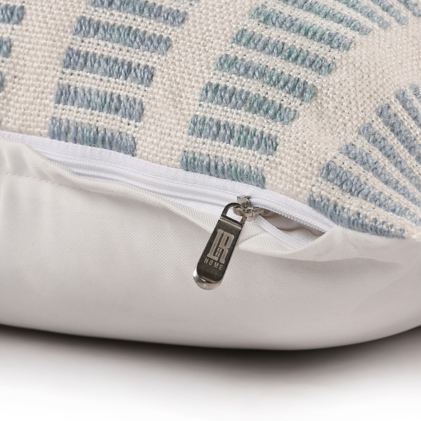 Blue Dashed Indoor/Outdoor Pillow