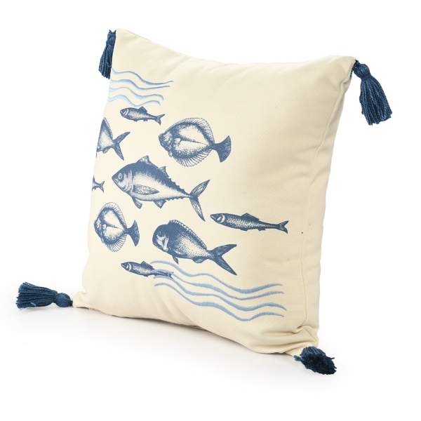 School of Fish Indoor/Outdoor Pillow