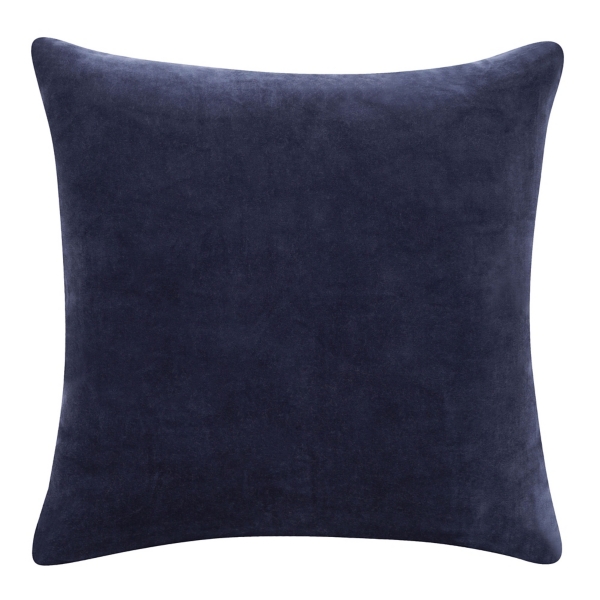 Velvet Handmade Throw Pillow Blue 20L x 20H Cotton Kirkland s Home