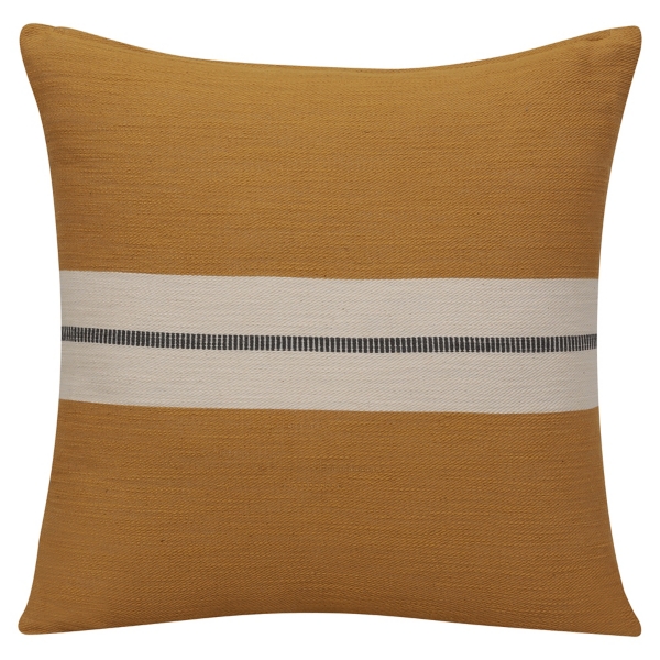 Yellow Single Stripe Pillow