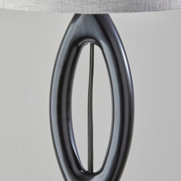 Black Mayfair Open Floor Lamp
