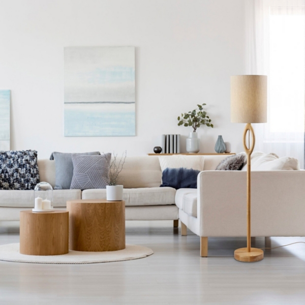 Natural Mayfair Open Floor Lamp