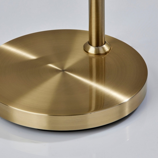 Carmen Smoked Swirled Glass Floor Lamp