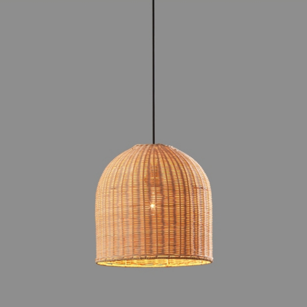 Natural Woven Rattan Pendant Light