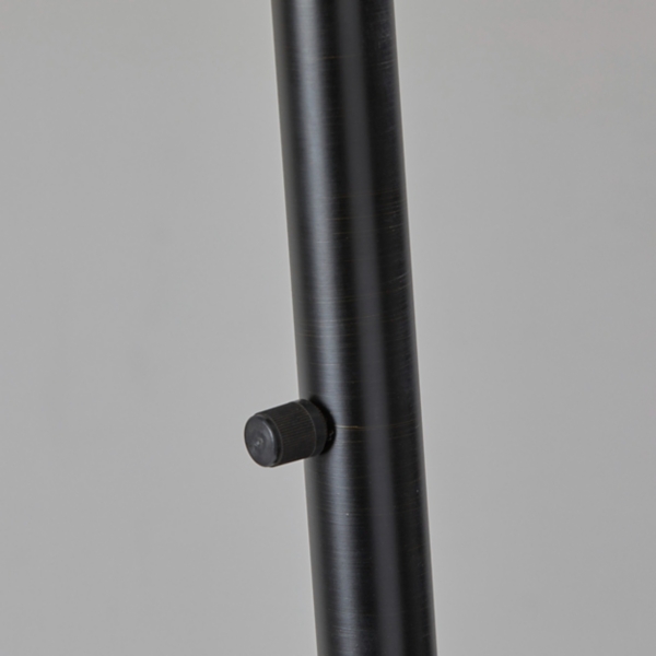 Black Metal Arch Modern Floor Lamp
