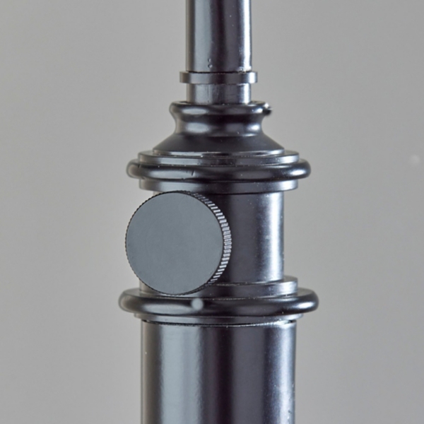 Antique Bronze Arched Adjustable Floor Lamp