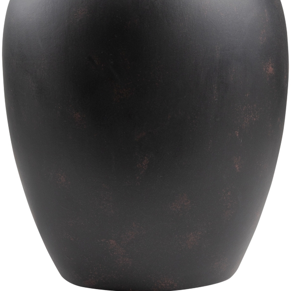 Black Ceramic Round Table Lamp