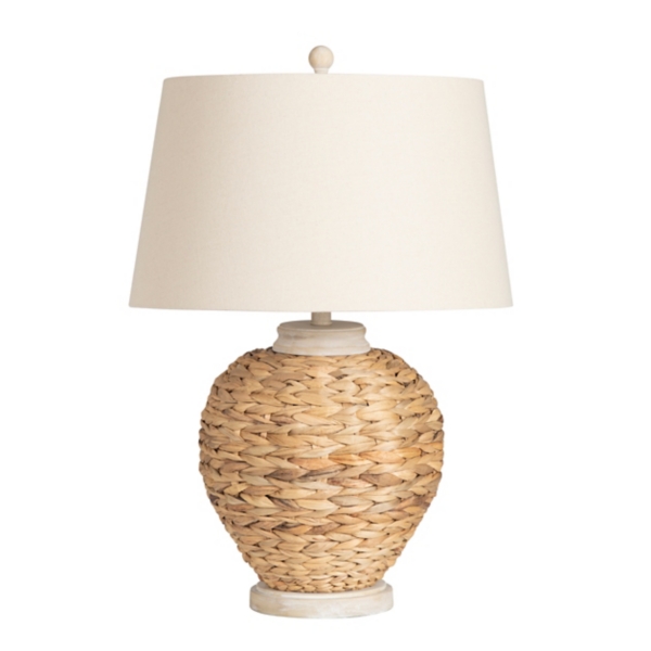 Natural Seagrass Woven Table Lamp