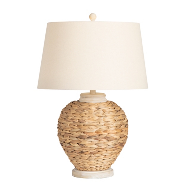 Natural Seagrass Woven Table Lamp