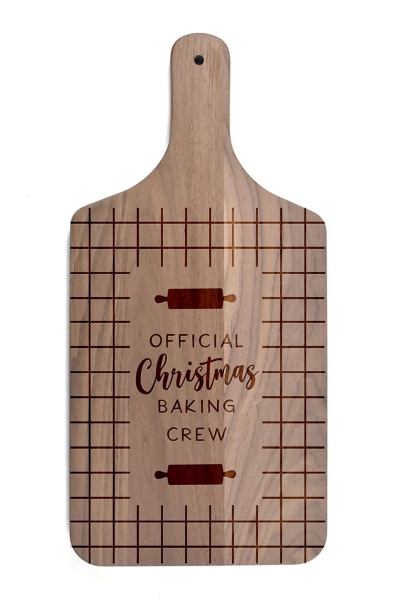 Christmas Baking Crew Cutting Board