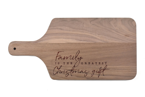 Walnut Family is the Greatest Gift Cutting Board