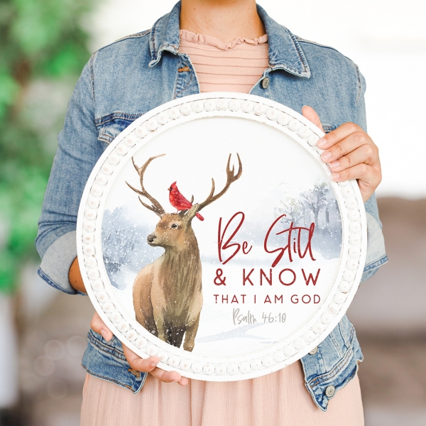 Be Still & Know Wall Plaque