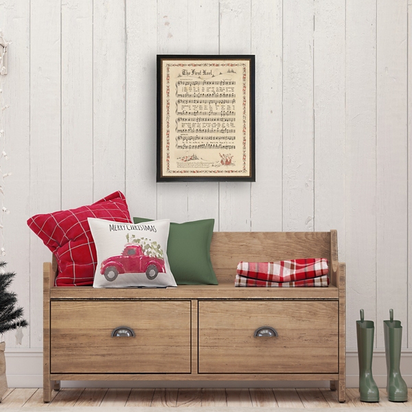 The First Noel Christmas Hymn Wall Plaque