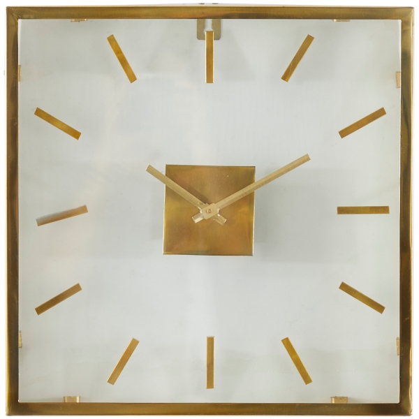Gold Square Minimalist Wall Clock Kirklands Home