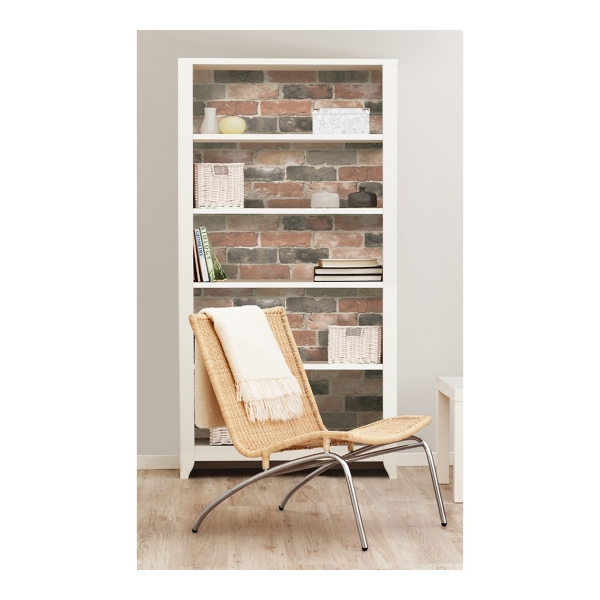 Red Reclaimed Brick Peel & Stick Wallpaper