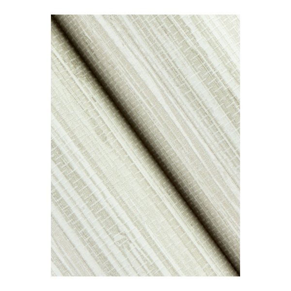 Cream Grassweave Plastic Peel and Stick Wallpaper