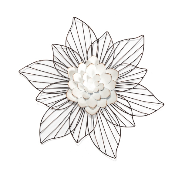 Layered Flower Metal Wall Plaque Kirklands Home