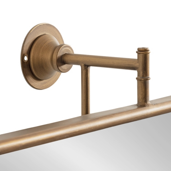 Gold Octagon Pivot Wall Mirror