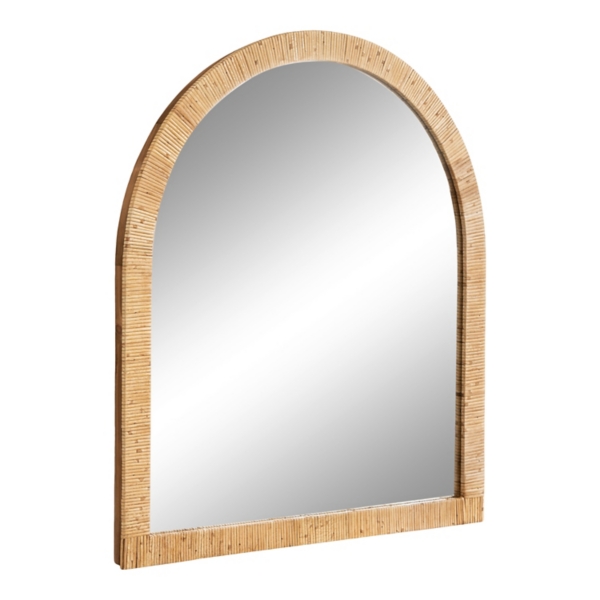 Natural Rattan Arch Wall Mirror Kirklands Home
