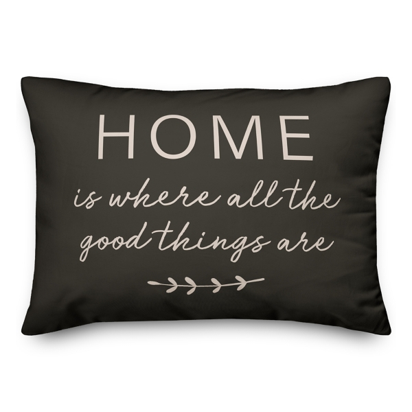 Where Good Things Are Indoor/Outdoor Lumbar Pillow