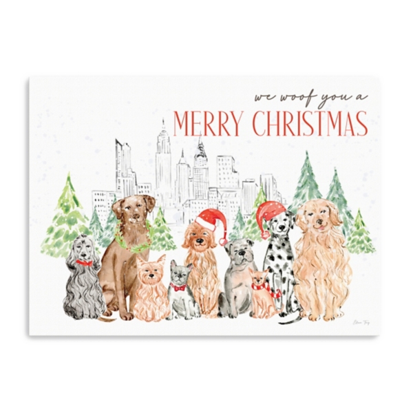 Woof You a Merry Christmas Canvas Print | Kirklands Home