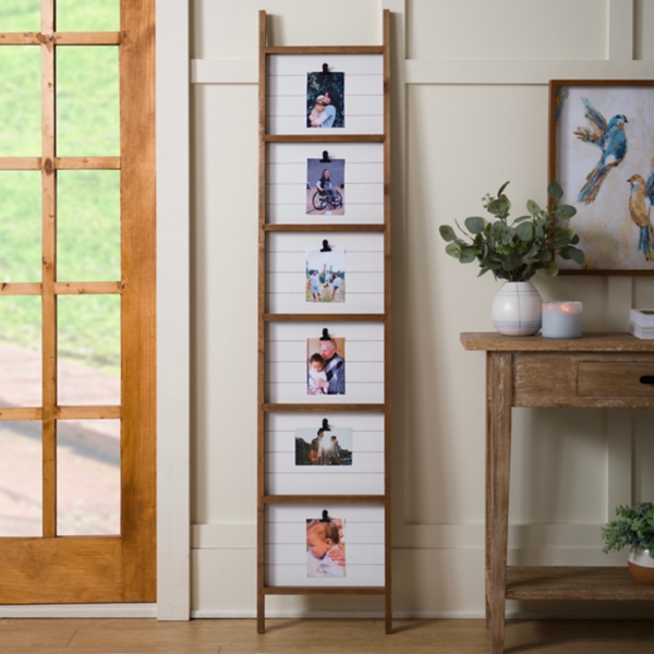 6Opening Ladder Collage Frame with Clips Kirklands Home