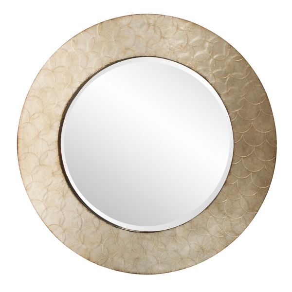 Camelot Round Champagne Wall Mirror Kirklands Home