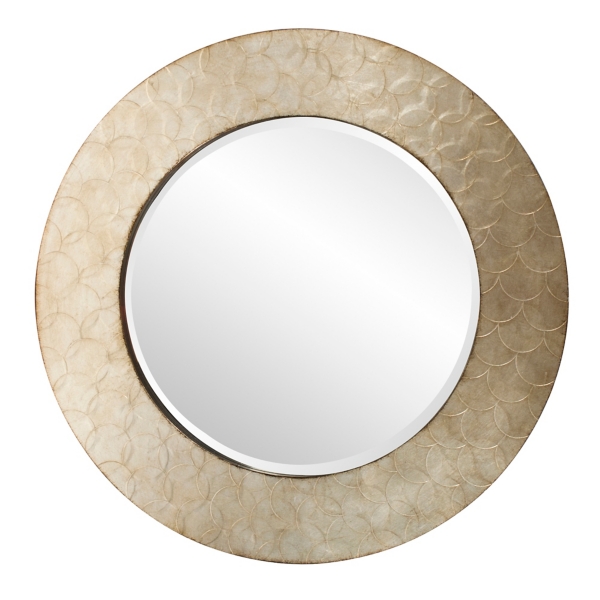 Camelot Round Champagne Wall Mirror | Kirklands Home