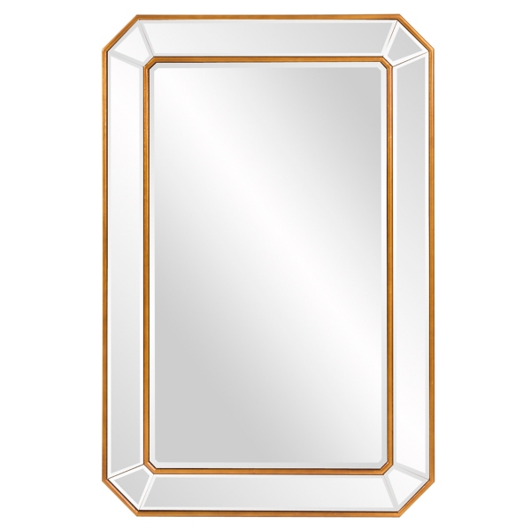Leopold Gold Rectangular Wall Mirror